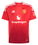 B.FERNANDES #8 Manchester United 24/25 Kid's Home Shirt and Shorts - Man United Font