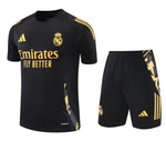 Real Madrid 24/25 Men's Black-Gold Training Shirt