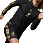 Mexico 2025 Men's Gold Long Sleeve Shirt