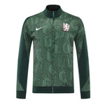 Chelsea 25/26 Men's Green Long Zip Jacket