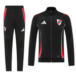 River Plate 25/26 Men's Black Long Zip Jacket