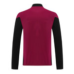 AS Roma 25/26 Men's Red Long Zip Windbreaker