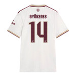 GYÖKERES #14 Arsenal 25/26 Stadium Men's Third Shirt - Arsenal Font