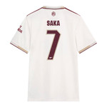 SAKA #7 Arsenal 25/26 Authentic Men's Third Shirt - Arsenal Font