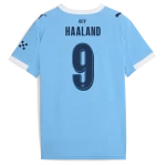 HAALAND #9 Manchester City 25/26 Authentic Men's Home Shirt - City Font