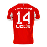 LUIS DÍAZ #14 Bayern Munich 25/26 Stadium Men's Home Shirt