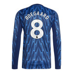 ØDEGAARD #8 Arsenal 25/26 Men's Away Long Sleeve Shirt - PL Font