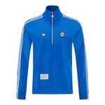 Real Madrid 25/26 Men's Blue Half Zip Jacket