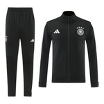 Germany 2026 Men's Black-White Long Zip Jacket