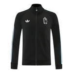 Belgium 2026 Men's Black Long Zip Jacket