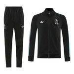 Belgium 2026 Men's Black Long Zip Jacket