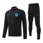 England 2026 Men's Black Long Zip Tracksuit