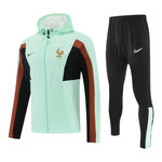 France 2026 Men's Turquoise Windbreaker Tracksuit
