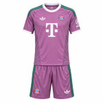 Bayern Munich 26/27 Kid's Purple Goalkeeper Set