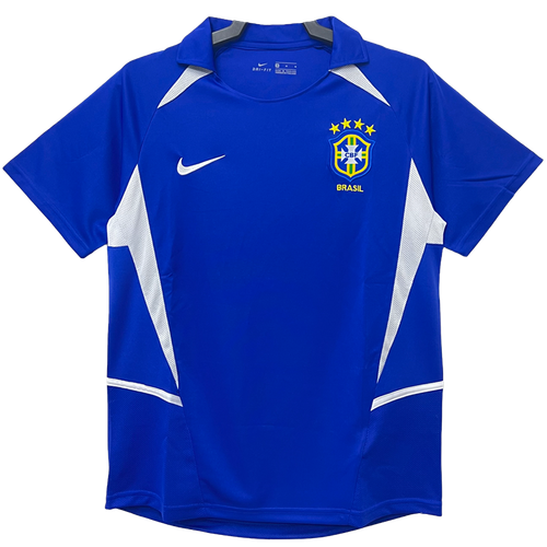 Brazil 2002 Men's Away Retro Shirt