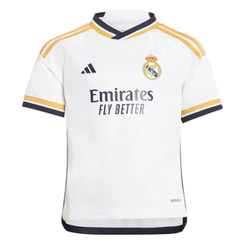 Real Madrid 23/24 Kid's Home Shirt and Shorts