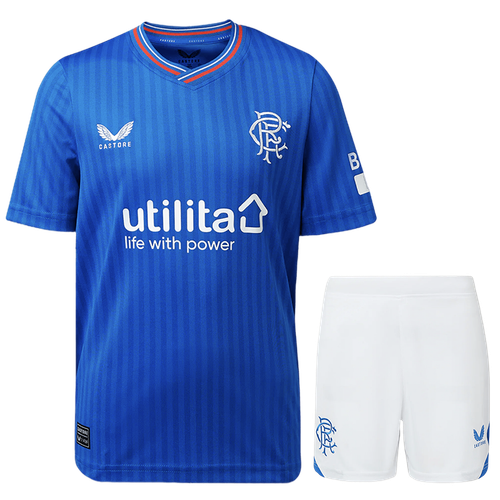 Rangers 23/24 Kid's Home Shirt and Shorts