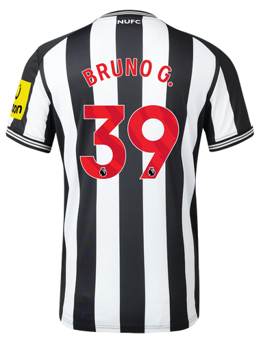 BRUNO G. #39 Newcastle United 23/24 Authentic Men's Home Shirt - PL Font