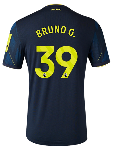 BRUNO G. #39 Newcastle United 23/24 Authentic Men's Third Shirt - PL Font