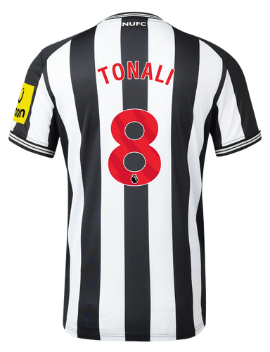 TONALI #8 Newcastle United 23/24 Authentic Men's Home Shirt - PL Font
