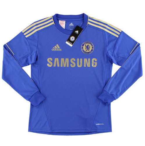 Chelsea 12/13 Men's Home Retro Long Sleeve Shirt