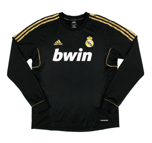 Real Madrid 11/12 Men's Away Retro Long Sleeve Shirt