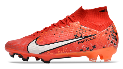 Nike Zoom Mercurial Superfly 9 Elite MDS FG Firm Football Boots - Bright Mandarin