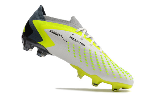 adidas Predator Accuracy.1 Low FG - White/Black/Neon Yellow