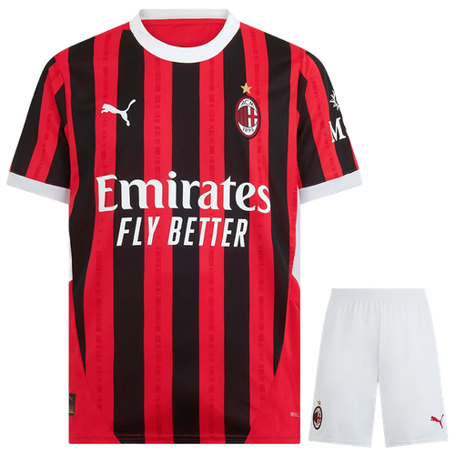 AC Milan 24/25 Kid's Home Shirt and Shorts