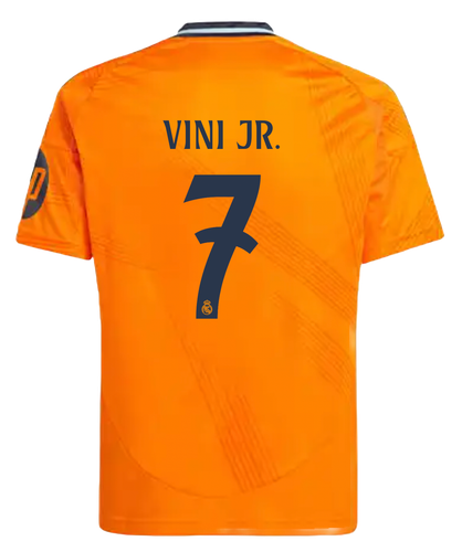 VINI JR #7 Real Madrid 24/25 Kid's Away Shirt and Shorts