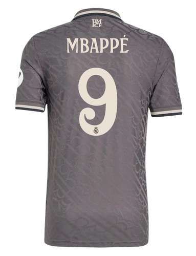 MBAPPÉ #9 Real Madrid 24/25 Authentic Men's Third Shirt