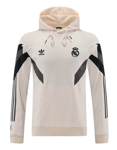 Real Madrid 24/25 Men's Beige Hoodie