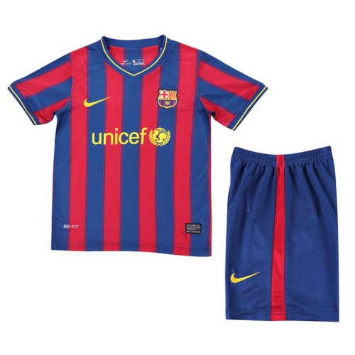 Barcelona 09/10 Kid's Home Retro Mini-Kit