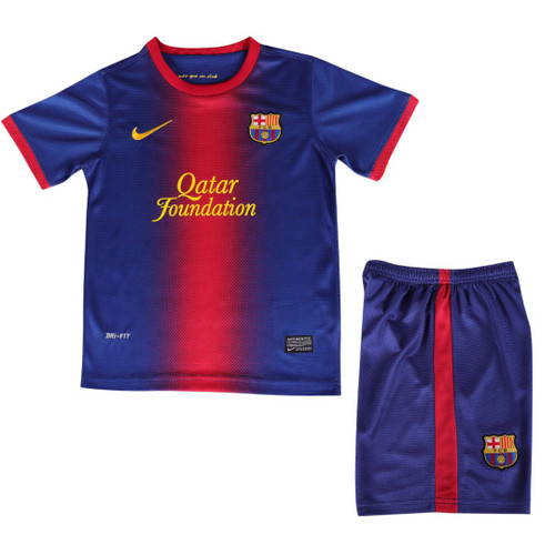 Barcelona 12/13 Kid's Home Retro Mini-Kit