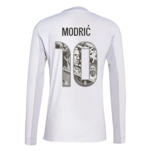 #10 MODRIĆ Real Madrid 25/26 Men's Home Long Sleeve Shirt - Special Edition