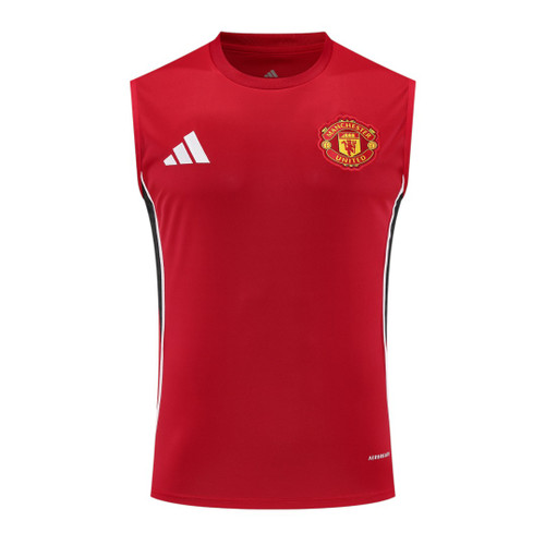 Manchester United 25/26 Men's Red Training Tank Top