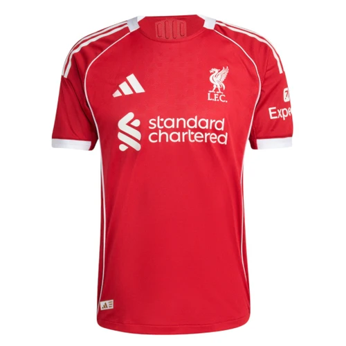 M.SALAH #11 Liverpool 25/26 Authentic Men's Home Shirt - PL Font