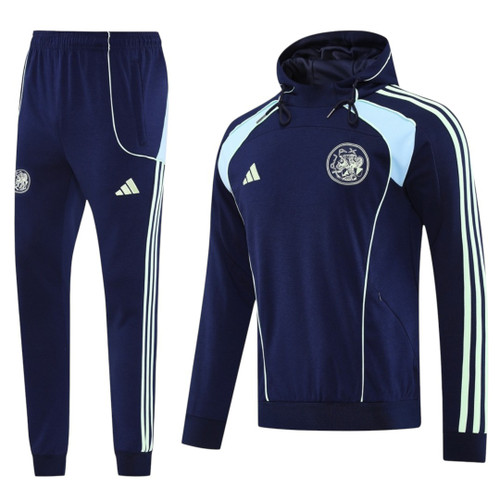 Ajax 25/26 Men's Navy Hoodie Tracksuit