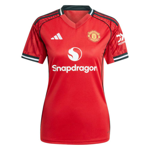 B.FERNANDES #8 Manchester United 25/26 Women's Home Shirt - Man United Font