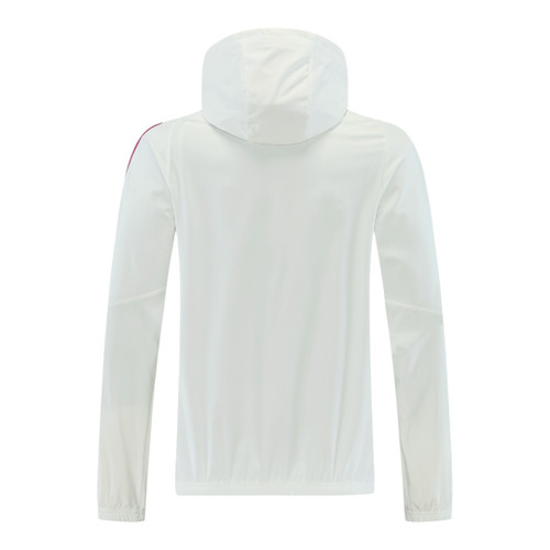 Real Madrid 26/27 Men's White-Pink Hoodie