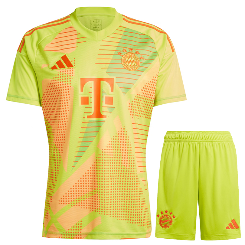 Bayern Munich 24/25 Kid's Home Goalkeeper Shirt and Shorts
