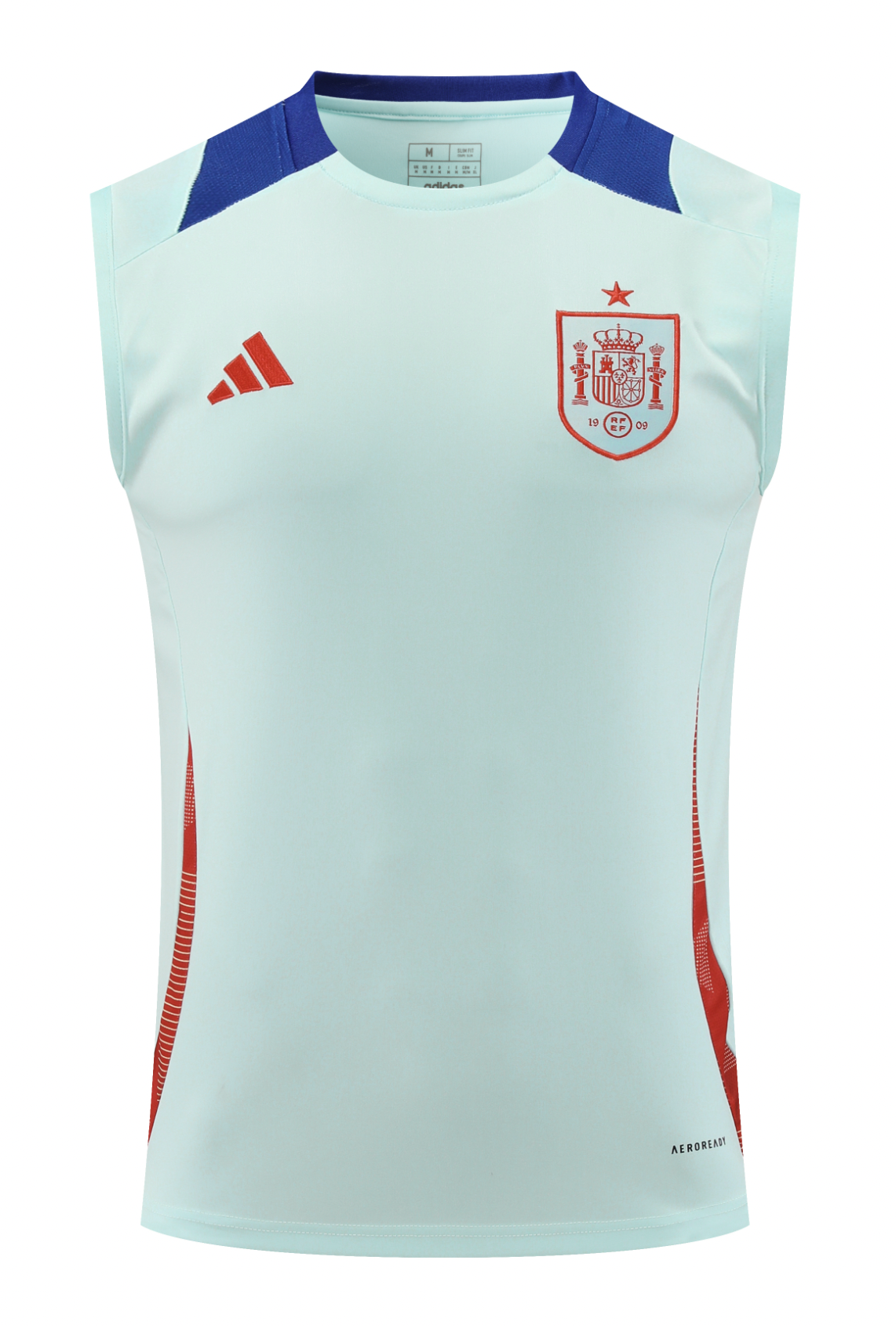 Spain 2024 Men's Light Blue Training Tank Top