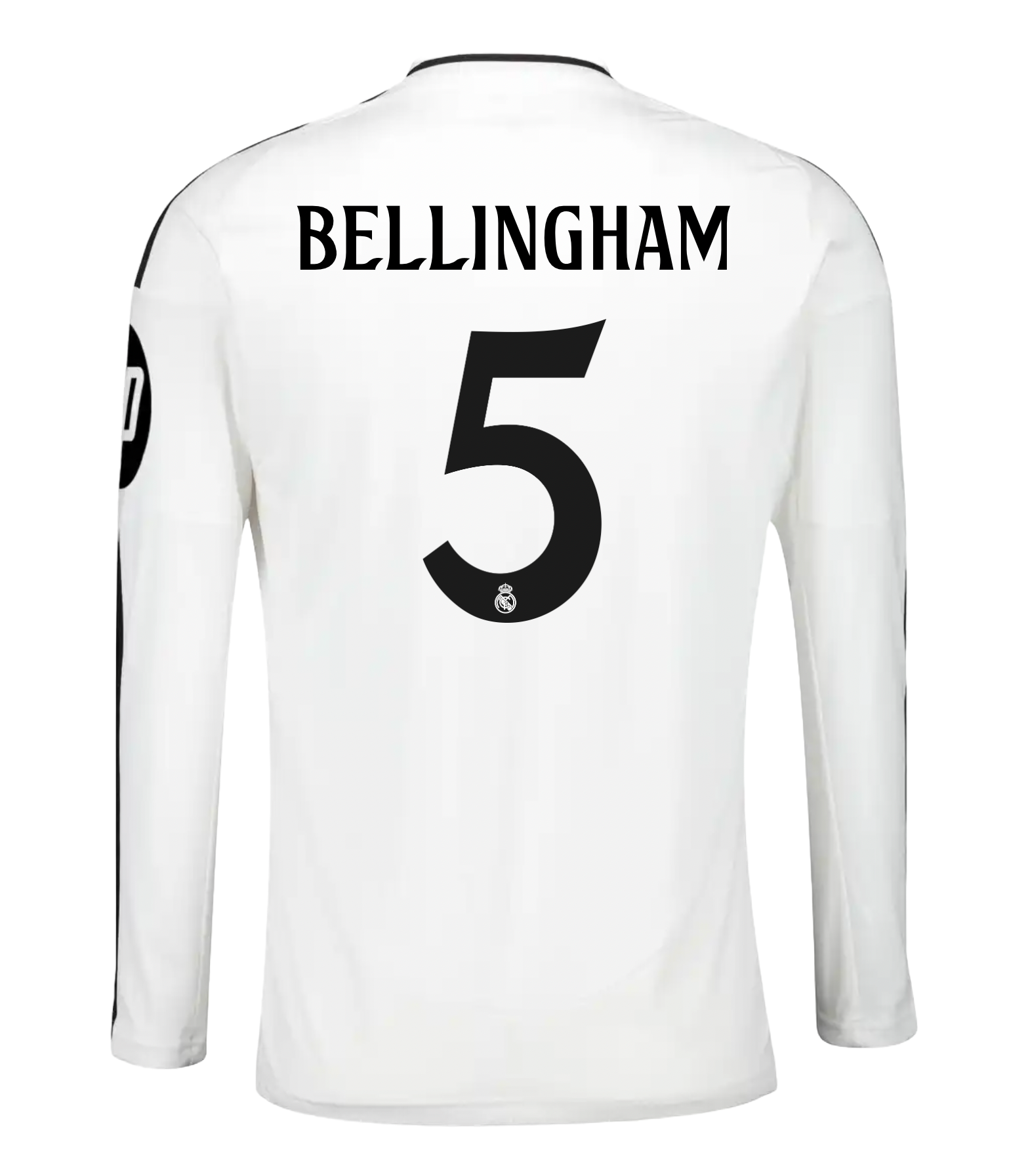 BELLINGHAM #5 Real Madrid 24/25 Men's Home Long Sleeve Shirt