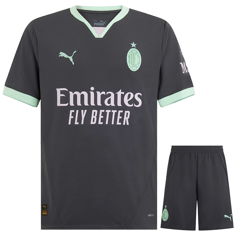 AC Milan 24/25 Kid's Third Shirt and Shorts
