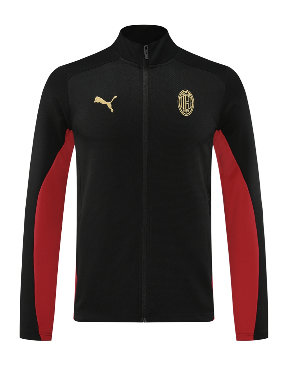 AC Milan 24/25 Men's Black Long Zip Jacket