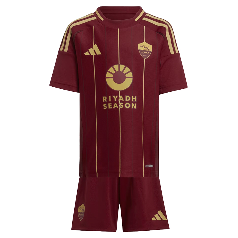 AS Roma 24/25 Kid's Home Shirt and Shorts