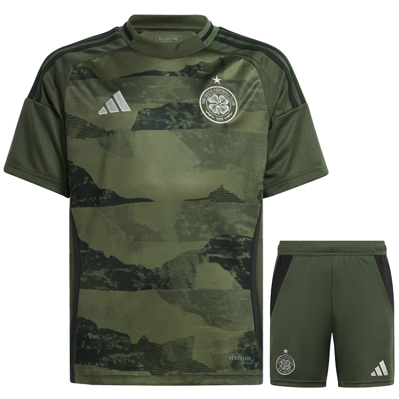 Celtic 24/25 Kid's Third Shirt and Shorts