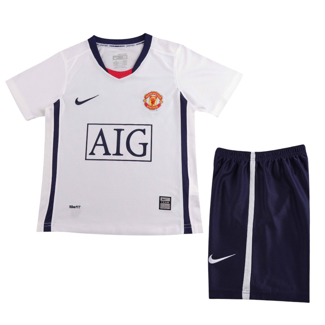 Manchester United 08/09 Kid's Away Retro Mini-Kit