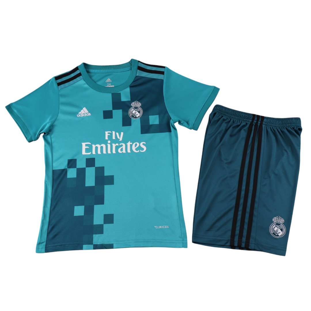 Real Madrid 17/18 Kid's Third Retro Mini-Kit