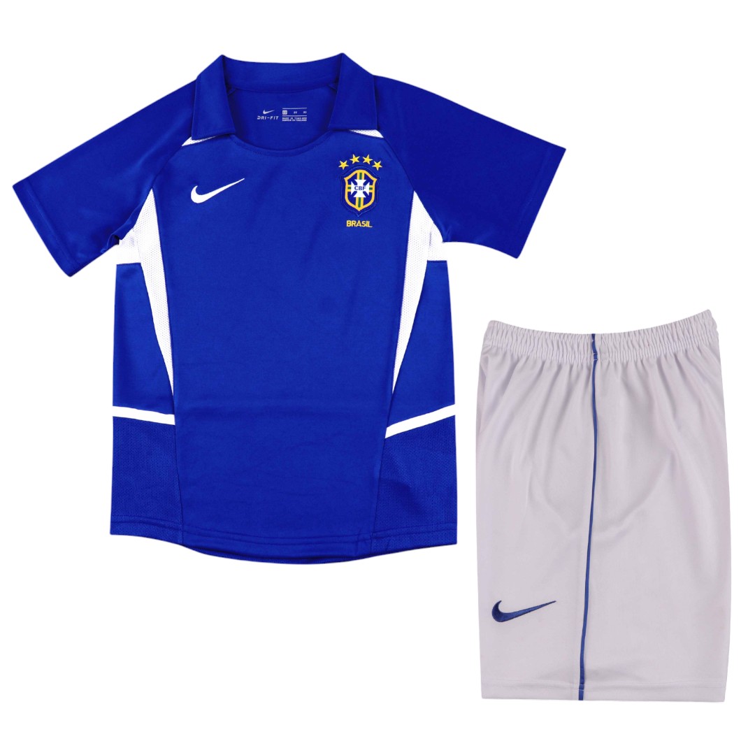 Brazil 2002 Kid's Away Retro Mini-Kit